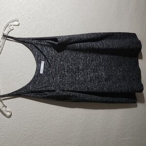 Reitmans Camisol Womens Size S Petite Black Gray White Heather Tank Top